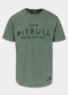 Pitbull Sports Denim Washed T-Shirt MT. FUJI